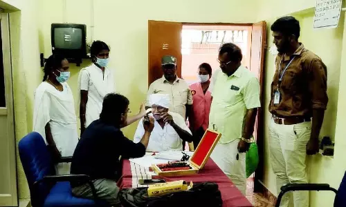 கோடங்கிபாளையத்தில்  இலவச கண் சிகிச்சை முகாம்