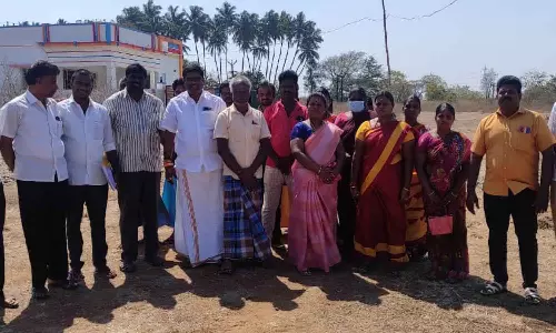 சுக்கம்பாளையத்தில்வீட்டுமனை மோசடி- போலீசில் புகார்