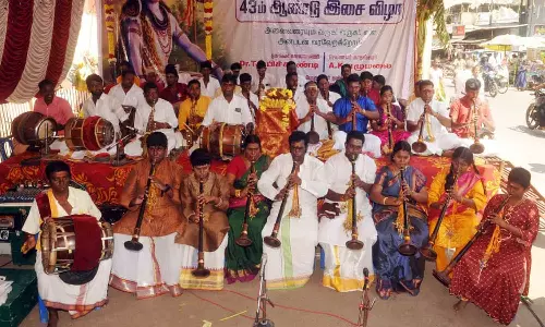 24 மணி நேரம் தொடர்ந்து நடந்த 108 நாதஸ்வர, தவில் கலைஞர்களின் இசை விழா