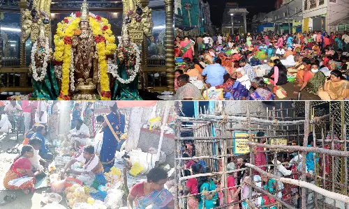 இன்று மாசி அமாவாசை: திருவள்ளூர் வீரராகவர் கோவிலில் பக்தர்கள் குவிந்தனர்