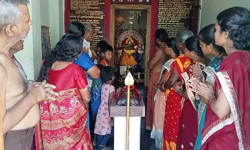 கோவில்பட்டி அருகே பூமாதேவி ஆலயத்தில் அன்னதான பூஜை