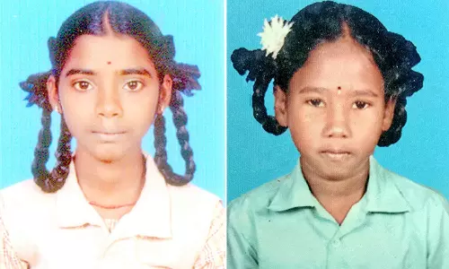 ஆற்றில் மூழ்கி 2 சிறுமிகள் பலி