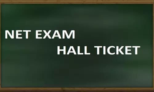 நெட் தேர்வு ஹால்டிக்கெட் வெளியிடப்பட்டது