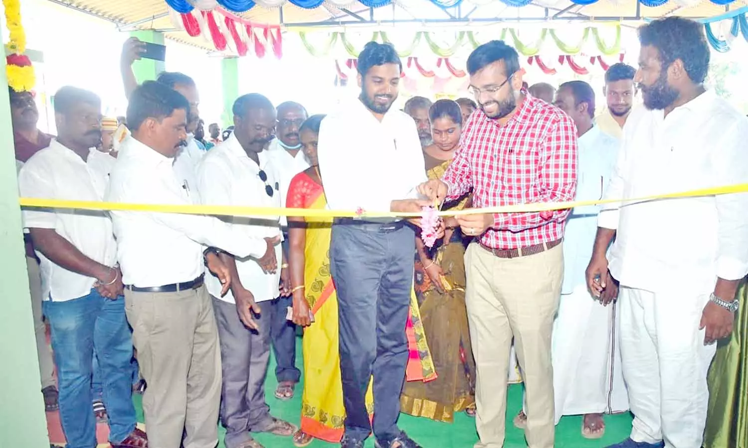 நெல் கொள்முதல் நிலையம் திறப்பு நெல் கொள்முதல் நிலையம் திறப்பு