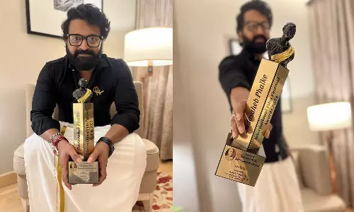 தாதா சாகேப் பால்கே விருது வென்ற காந்தாரா நடிகர் ரிஷப் ஷெட்டி