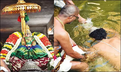 வைகுண்ட ஏகாதசி விழா: உறையூர் நாச்சியார் கோவிலில் தீர்த்தவாரி