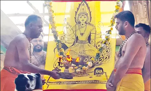 நத்தம்மாரியம்மன் கோவிலில் மாசி திருவிழாகொடியேற்றத்துடன் தொடங்கியது