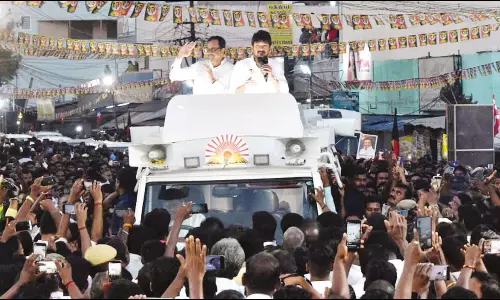 எடப்பாடி பழனிசாமி பா.ஜனதா தலைவர் ஆகிவிடுவார்: அமைச்சர் உதயநிதி ஸ்டாலின் பிரசாரம்