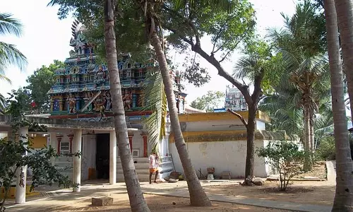 எட்டு திருக்கரங்களுடன் அருள்பாலிக்கும் ஏகெளரியம்மன் திருக்கோவில்- தஞ்சாவூர்