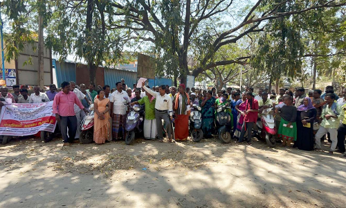 மாற்றுத்திறனாளிகள் ஆர்ப்பாட்டம்