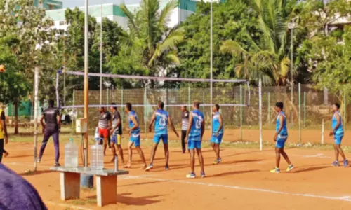 போலீசாருக்கான வாலிபால் போட்டியில் கன்னியாகுமரி சப்-டிவிசன் அணி சாம்பியன்