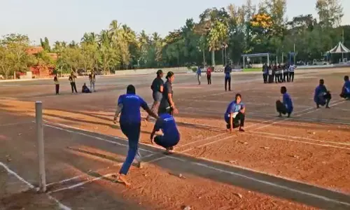 பெண் போலீசுக்கான கோ-கோ போட்டியில் குளச்சல் சப்-டிவிசன் அணி சாம்பியன்