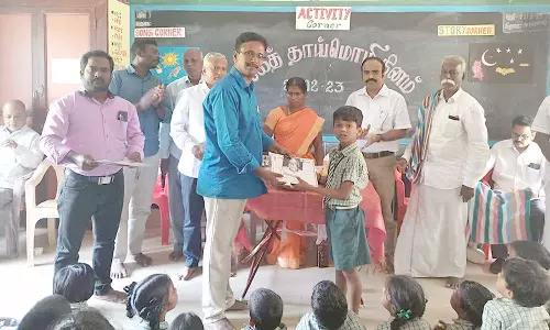 பேராவூரணியில் அரசு பள்ளியில் பன்னாட்டு தாய்மொழி நாள் விழா
