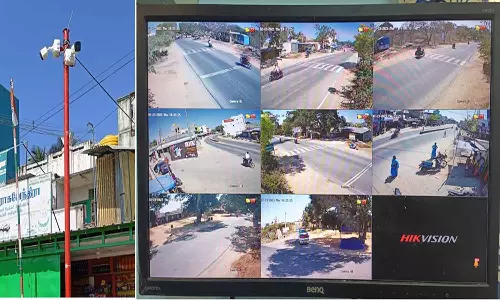 கந்திலியில் 10 இடங்களில் கண்காணிப்பு கேமரா