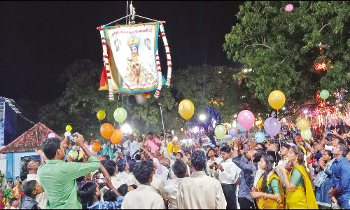 ஆரல்வாய்மொழி தேவசகாயம் மவுண்ட் புனித வியாகுல அன்னை ஆலய திருவிழா தொடங்கியது