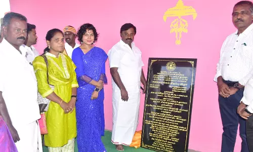 அன்னவாசலில் ரூ.7 லட்சம் செலவில் புதிய கலையரங்கம் திறப்பு