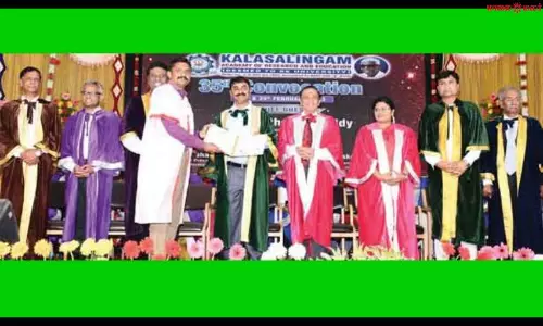 கலசலிங்கம் பல்கலைக்கழகத்தில் பட்டமளிப்பு விழா