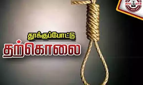 பள்ளி மாணவி உள்பட 2 பேர் தற்கொலை