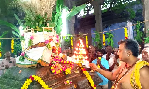 தென்காசி காசி விஸ்வநாதர் கோவிலில் மாசி மக பெருவிழா கொடியேற்றம்