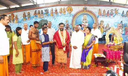 நாராயணி பீடத்தில் சரஸ்வதி யாகம்