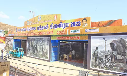 பாளை வ.உ.சி. மைதானத்தில் பொருநை நெல்லை புத்தக திருவிழா இன்று மாலை தொடக்கம் - சபாநாயகர் அப்பாவு பங்கேற்பு