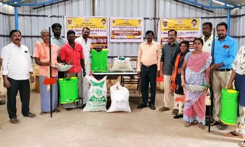 கந்தர்வகோட்டை விவசாயிகளுக்கு மானிய விலையில் வேளாண் இடுபொருட்கள்