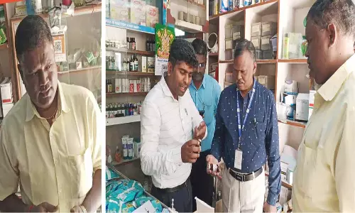 மருந்து கடையில் மருத்துவம் பார்த்த போலி டாக்டர் கைது