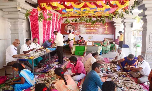 படவேடு ரேணுகாம்பாள் கோவில் உண்டியலில் ரூ.46 லட்சம் வசூல்