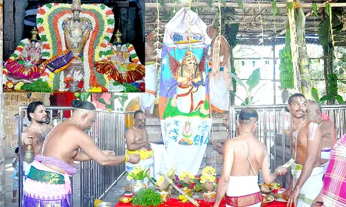 கும்பகோணம் பகுதி வைணவ கோவில்களில் மாசிமக விழா கொடியேற்றம்