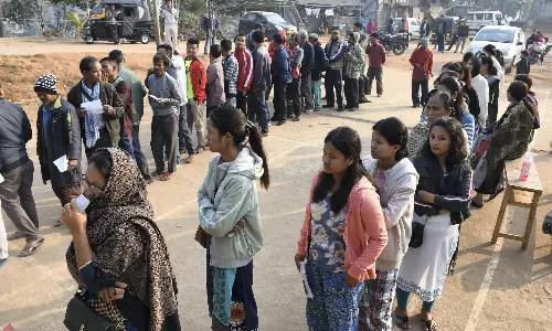 நாகாலாந்து, மேகாலயா சட்டசபை தேர்தல்: பிற்பகல் 1 மணி வரை பதிவான வாக்குகளின் நிலவரம்