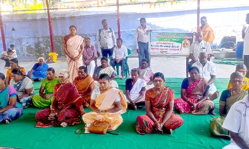 தம்மணம்பட்டி கிராமத்தில் யோகா பயிற்சி