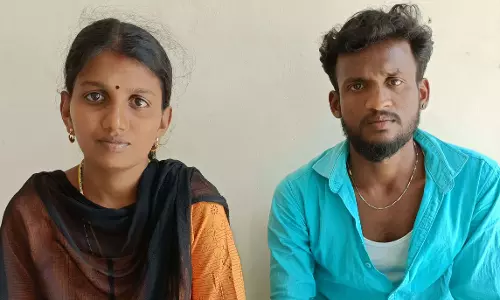 ஆலங்குடி போலீஸ் நிலையத்தில் காதல் ஜோடி தஞ்சம்