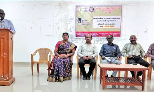 திருச்செந்தூர் ஆதித்தனார் கல்லூரியில் அரசு பள்ளி மாணவர்களுக்கு உயர்கல்வி வழிகாட்டுதல் நிகழ்ச்சி