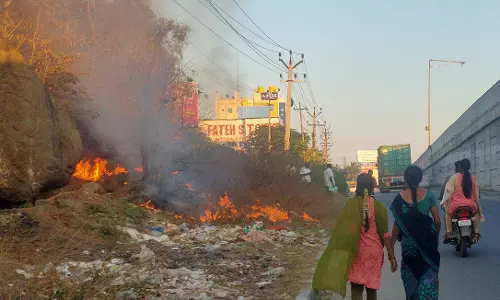 சூளகிரி பகுதிகளில் தீ வைக்கும் மர்ம ஆசாமிகள்