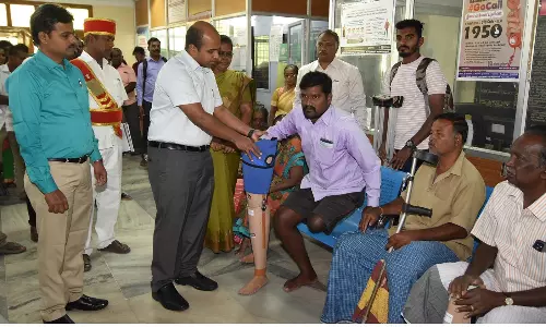 29 மாற்றுத்திறனாளிகளுக்கு செயற்கை கால்கள்