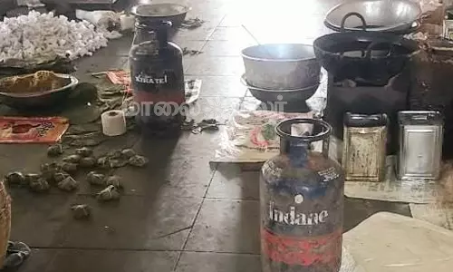 திருத்தணி முருகன் கோவிலில் பிரசாதம் தயாரிக்கும் கூடத்தில் திடீர் கியாஸ் கசிவு