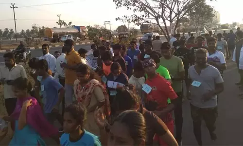 குமாரபாளையத்தில் மராத்தான் போட்டி