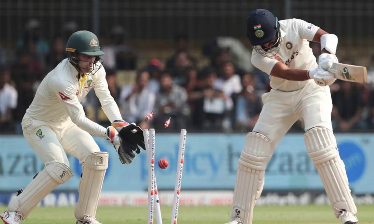 ஆஸ்திரேலியாவுக்கு எதிரான 3-வது டெஸ்ட்- 7 விக்கெட்டை இழந்து இந்தியா திணறல்