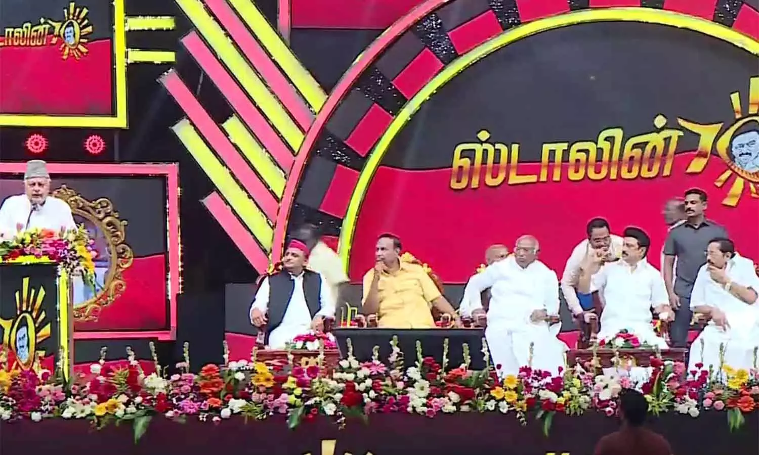 மு.க.ஸ்டாலின் சேவை ஒட்டுமொத்த இந்தியாவுக்கும் தேவை... பிறந்தநாள் பொதுக்கூட்டத்தில் பரூக் அப்துல்லா பேச்சு