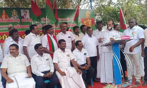 கோவில்பட்டியில் தேவேந்திர குல வேளாளர் மக்களை பட்டியல் பிரிவில் இருந்து மாற்றக் கோரி ஆர்ப்பாட்டம்