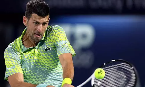 துபாய் டென்னிஸ் சாம்பியன்ஷிப் - காலிறுதிக்கு முன்னேறினார் ஜோகோவிச்
