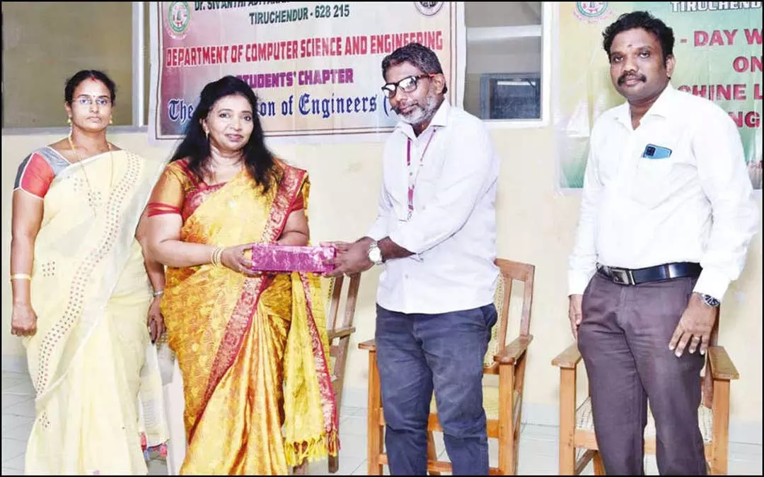 டாக்டர் சிவந்தி ஆதித்தனார் பொறியியல் கல்லூரியில் தேசிய அளவிலான பயிற்சி பட்டறை