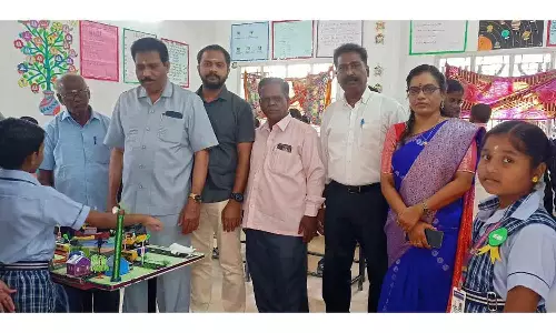 அன்னை வித்யா மந்திர் பள்ளியில் அறிவியல் கண்காட்சி