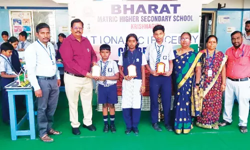 கிருஷ்ணகிரி பாரத் மெட்ரிக் பள்ளியில் தேசிய அறிவியல் தின விழா