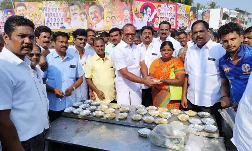 மத்தூரில் மு.க.ஸ்டாலின் 70-வது பிறந்த நாள்  விழா