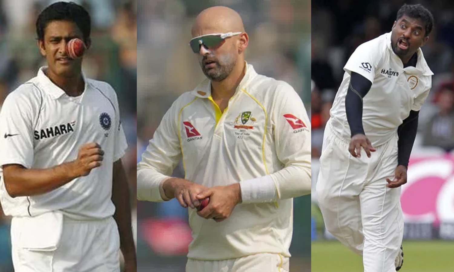 அனில் கும்ளே - முரளிதரன் சாதனையை முறியடித்த நாதன் லயன்