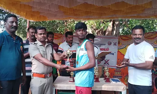 கடம்பூரில் மினி மாரத்தான் போட்டியில் 200 பேர் பங்கேற்பு