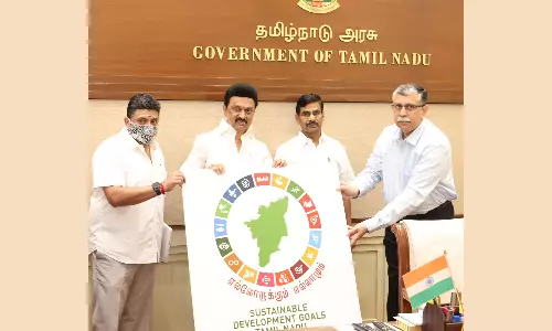 நீடித்த வளர்ச்சி இலக்குக்கான புத்தகங்கள் மற்றும் இலச்சினை- முதலமைச்சர் மு.க.ஸ்டாலின் வெளியிட்டார்