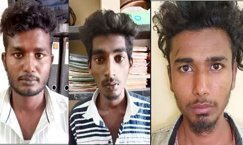 பல்லடத்தில் நகை பறித்த 3 வாலிபர்கள் கைது