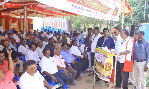 பழைய ஓய்வூதிய திட்டத்தை அமல்படுத்த கோரி ஜாக்டோ ஜியோ அமைப்பினர் உண்ணாவிரதம்